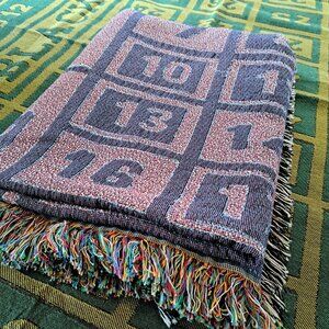 ROULETTE THROW... 72" X 54"... ED. OF 5...